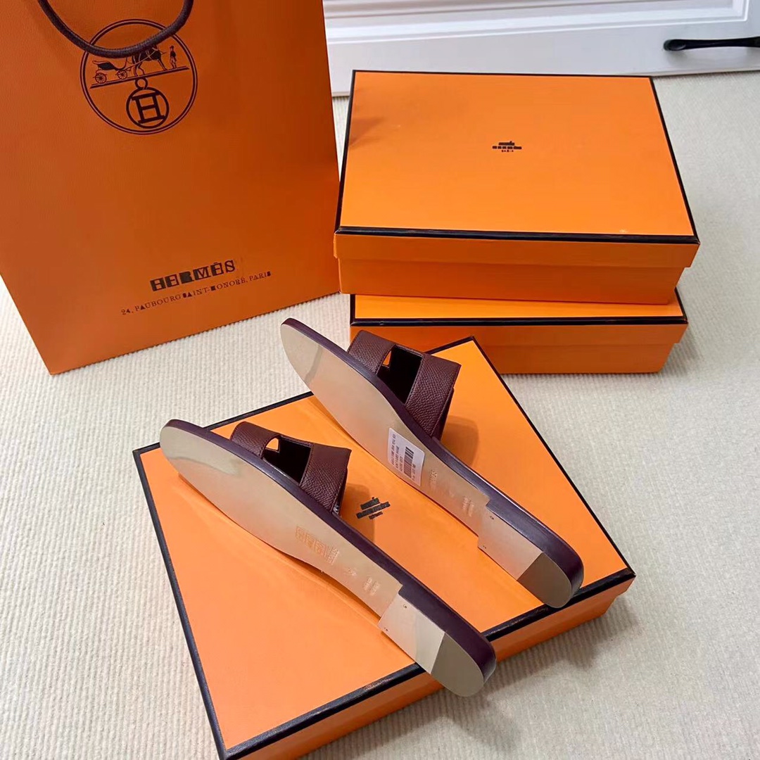 에르메스 올수공 오란 슬리퍼 샌들 앱송 13